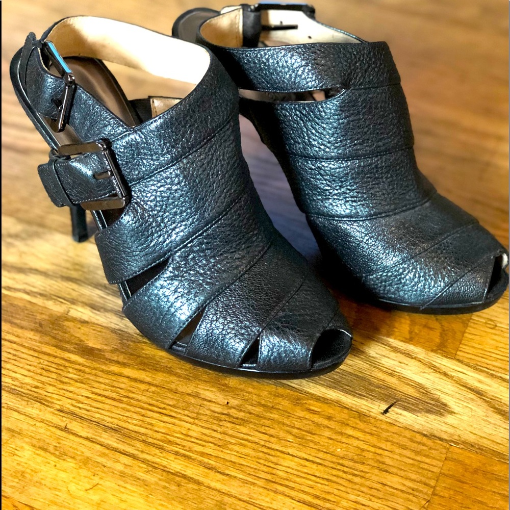 Michael Kors sling-back bootie-Pewter size 8